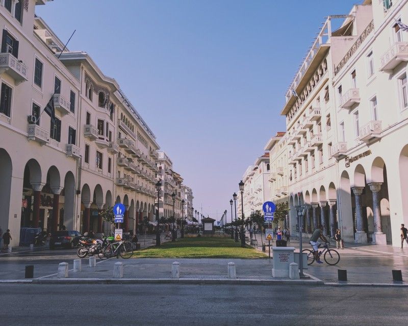 A street in Thessaloniki