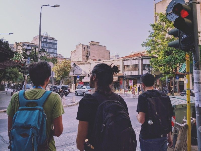 Designers walking