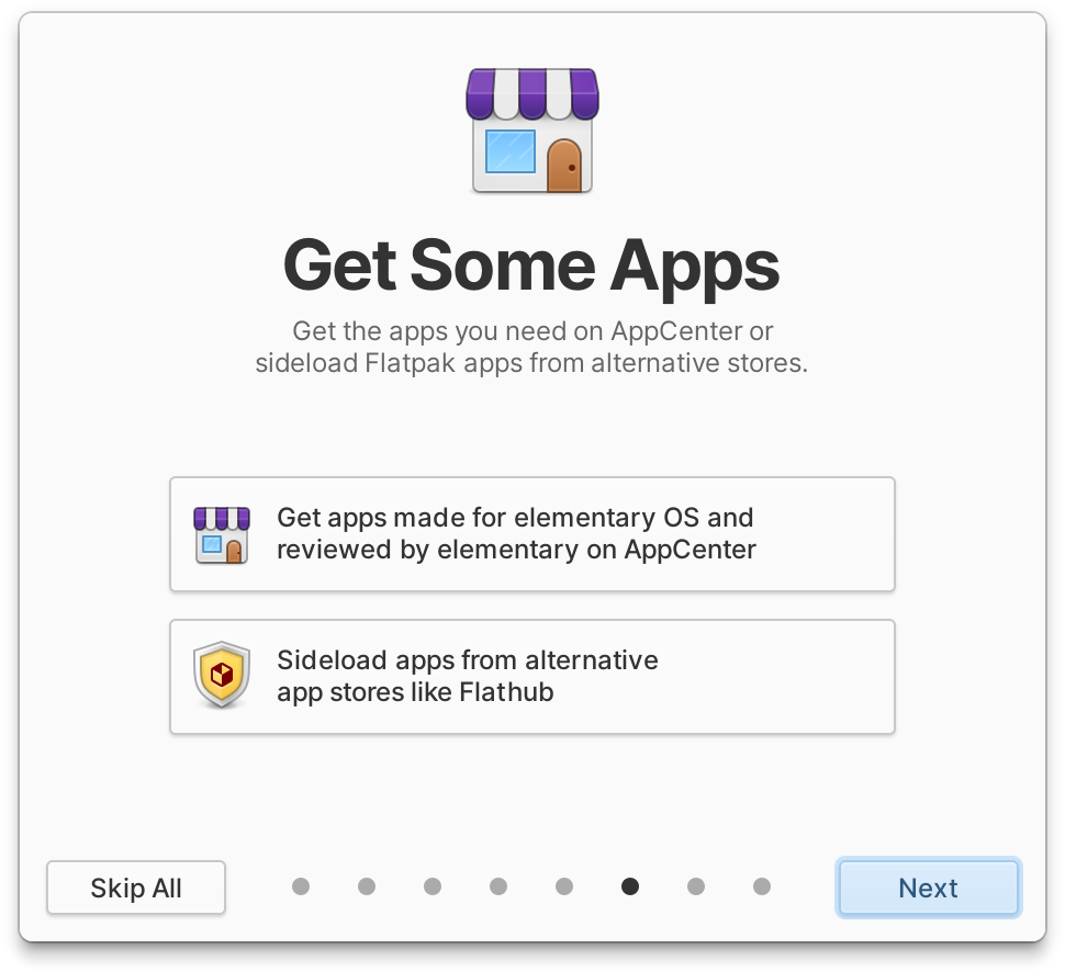 Apps in Onboarding