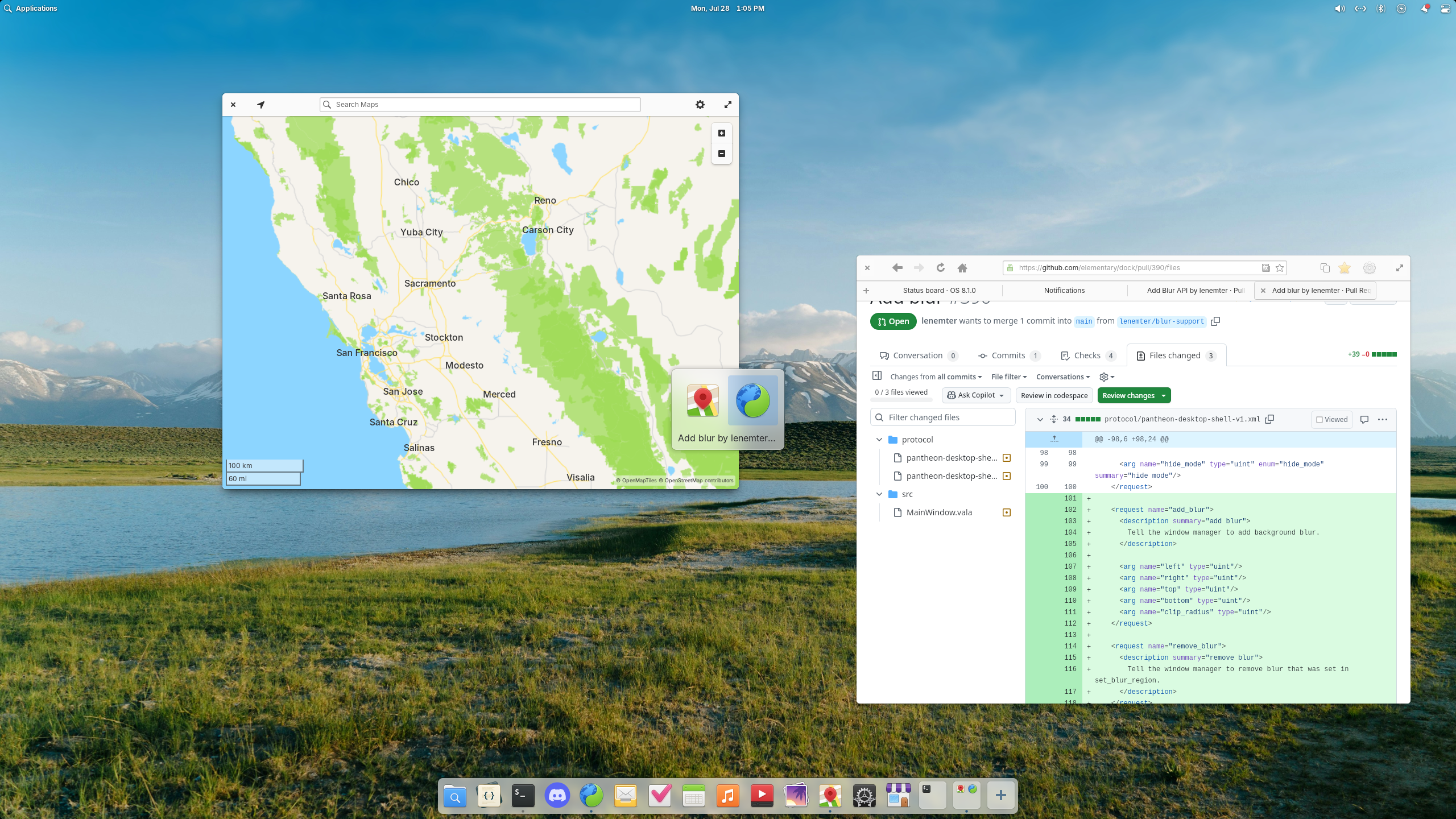 Desktop Blur